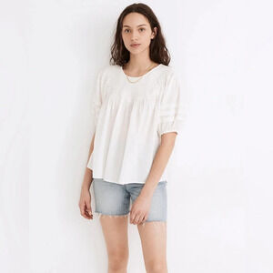 Madewell White Blouse
